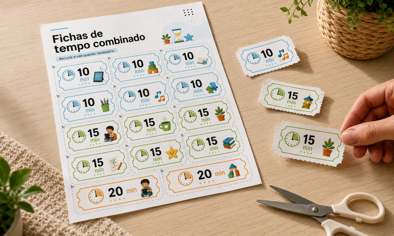 Fichas de Tempo Combinado