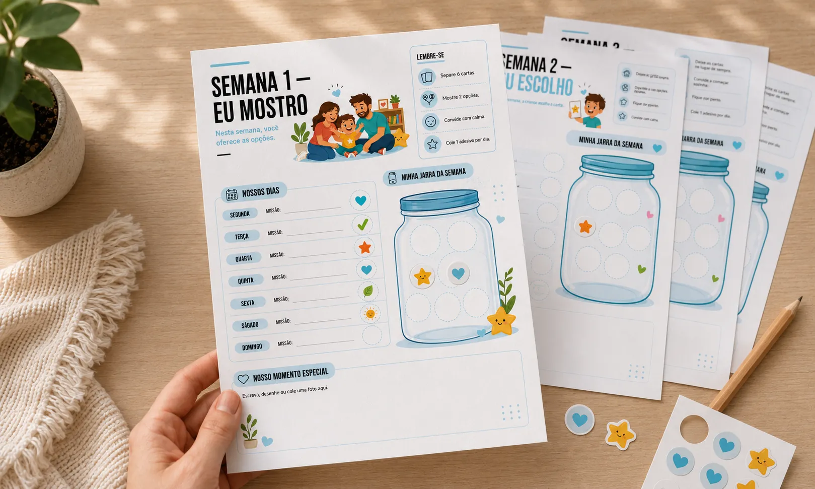 Calendário de 21 dias